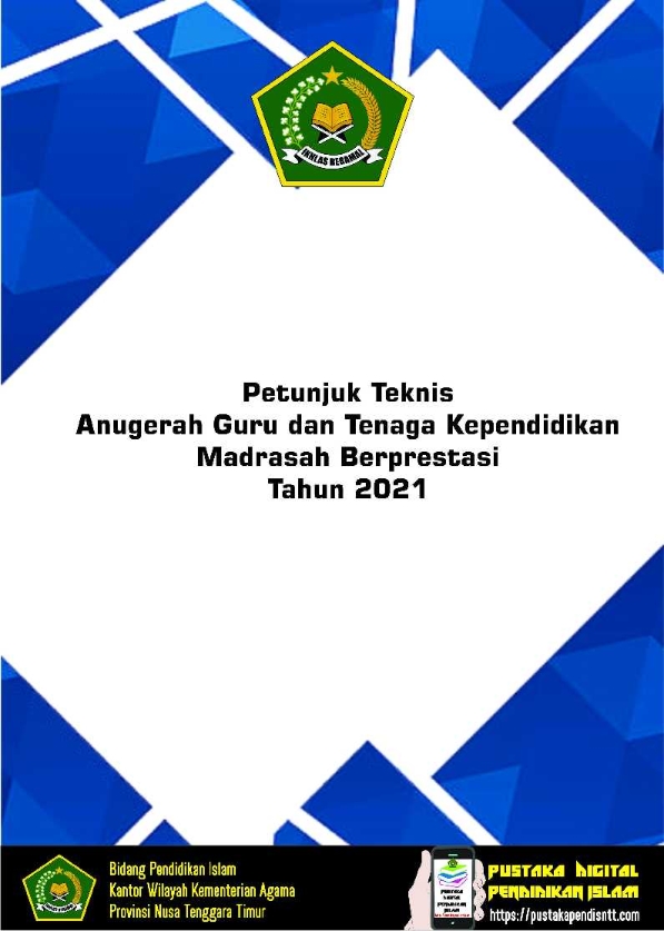Juknis Anugrah GTK Madrasah Berprestasi Tahun 2021